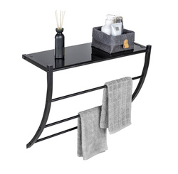 Fekete falitartó üveglappal, Tarderia, WENKO