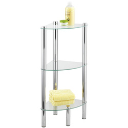 YEGO WENKO sarokfürdő polc, 3 praktikus polc, könnyű szerelés