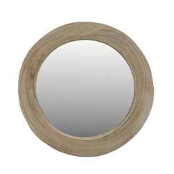 Fa keretes tükör Factory, 35 cm
