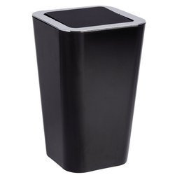 CANDY BLACK szemetes - 6 l, WENKO, fekete