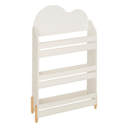 FJELLA gyerekkönyvespolc, 61,5 x 18,5 x 100 cm, felhő
