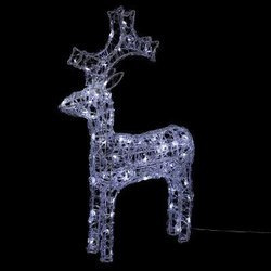 LED rénszarvas, 85 cm, kültéri dekoráció