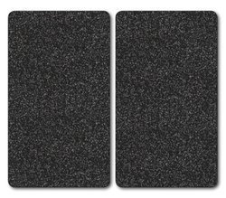 Védőlapok a tűzhelyhez 2 darab, dekoratív üveg vágódeszkák