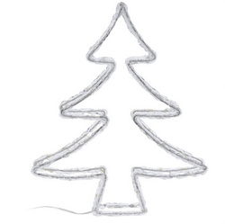 Fém fénydísz, álló LED figura