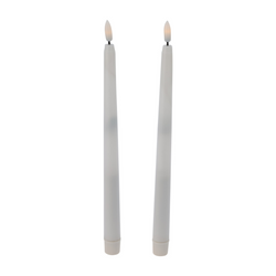 LED-es, 27 cm-es viaszolt asztali gyertyák