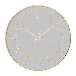 Fali óra hálószobába, gyerekszobába csendes mechanizmussal, Ø 30 cm