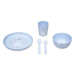 Téli Róka gyerek étkészlet, 5 darabos