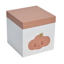 Gyermek emlékdoboz HEAD IN THE CLOUDS, 17 x 17 x 11 cm