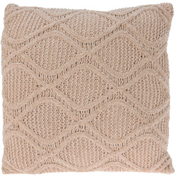 CHENILLE dekoratív párna, kötött, 45 x 45 cm