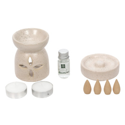 HAPO illatlámpa + füstölőpálcák, 9 elemből