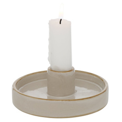 MARIMA kerek porcelán gyertyatartó, 4 cm