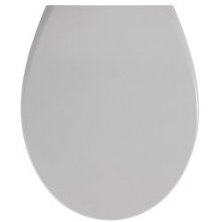 SAMOS WC-deszka - Duroplast, lassú leereszkedésű, WENKO, világosszürke