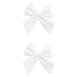 Karácsonyfadíszek, fehér, 13 x 18 cm