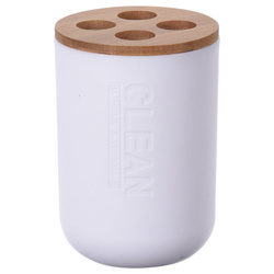 Bambuszfedeles fogkefetartó