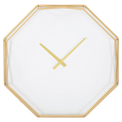 Glamour stílusú falióra, nyolcszögletű, Ø 56 cm