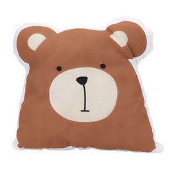 Állatos gyerekpárna füles, pamut, 35 x 40 cm