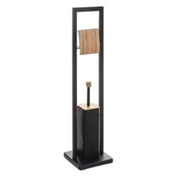 NATURELO toalettkefe WC papírtartóval, 2 az 1-ben