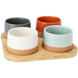 Színes tálkák szervírozáshoz