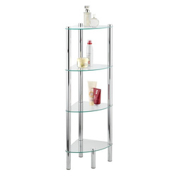 YAGO sarokfürdőpolc, üveg - 4 szint, WENKO