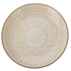 Kerámialap barázdált mintával, Ø 20 cm