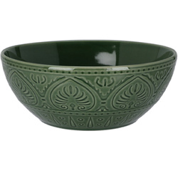 Kerámia tál hornyolt mintával, 1900 ml