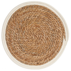 Tányéralátét, fonott