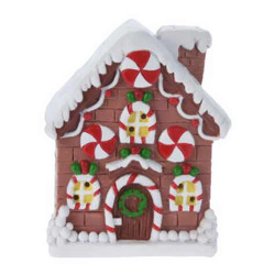 Mézeskalács házikó figura, 10 cm