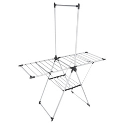 Összecsukható ruhaszárító, különleges ingszárító rúddal.