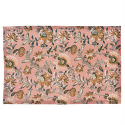 Virágos pamut tányéralátét, 45 x 30 cm