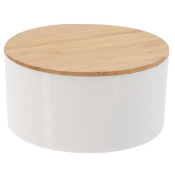 Kerek tükörrel ellátott kozmetikai tároló, Ø 13 cm