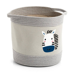 Gyermek textil tárolókosár, Ø 30 cm