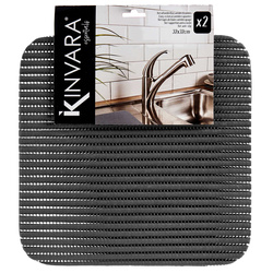 EVIA műanyag szőnyeg, 32 x 32 cm, 2 darab