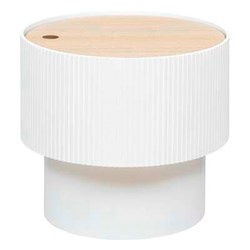 ENOLA dohányzóasztal tárolóval, kerek, Ø 38,5 cm