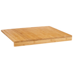 Bambusz vágódeszka peremmel, 46 x 53 x 4,3 cm