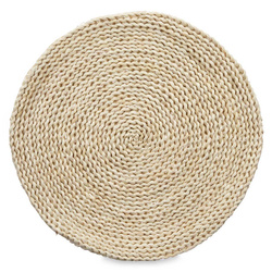 Kerek asztali alátét, fonott.