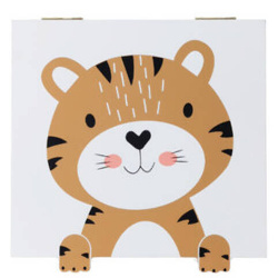 Gyermek kincsek doboza, lábakkal rendelkező állatok, 15 x 15 x 7 cm