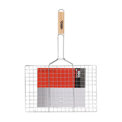 Fa nyéllel ellátott grillrács