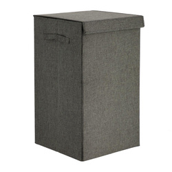 LAGOM textil mosókosár, zárható, 70 l