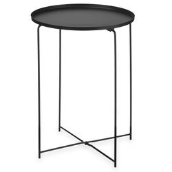 Kerek fém dohányzóasztal, Ø 35 cm