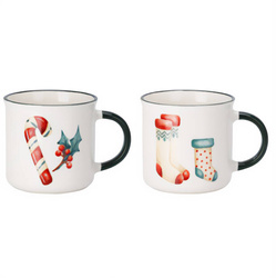 Porcelán bögre készlet 200 ml, 2 db.