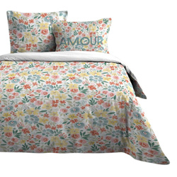 Pamut ágyneműgarnitúra, VIRÁG, 240 x 220 cm
