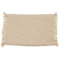 Természetes színű asztalterítő, 45 x 30 cm,