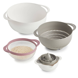 Tál- és szűrőszett, 5 darabos