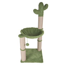 Kaktusz alakú macskakaparó, hámokkal.