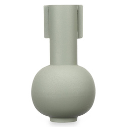 Fém váza, pasztell szín, 14 x 28 cm