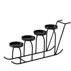 Fém gyertyatartó szán forma SLIDO