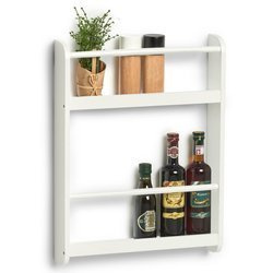 Fali fűszerpolc, 2 szint, 42 x 9 x 56 cm, ZELLER