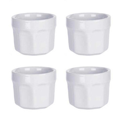 Porcelán uzsonnás tálak, 4 db.