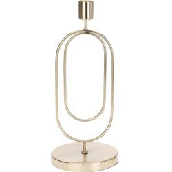 Dekoratív gyertyaállvány, 20 cm, ovális