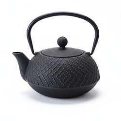 KAMIN öntöttvas teáskanna szűrővel, 900 ml, fekete